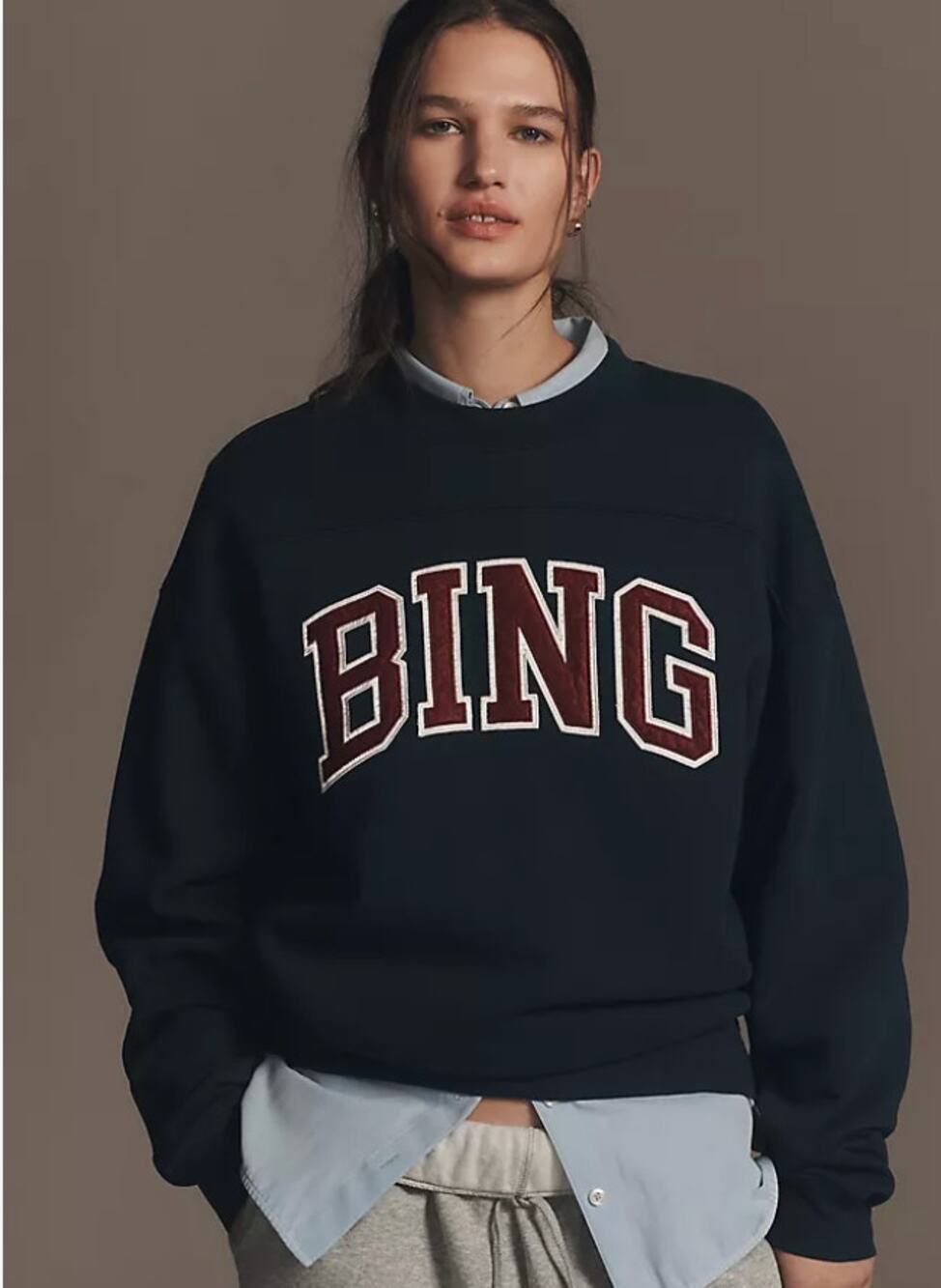 Anthropologie Anine Bing Trenton Sweatshirt Small